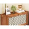 Bamboo Flip-Drawer Shoe Cabinet for Entryways view 3