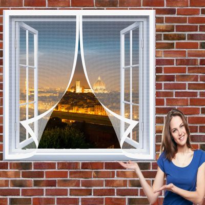 Magnetic Insect Screen Door, Various Sizes, White
