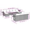 Festnight XXL Outdoor Rattan Lounge Set with Storage view 3