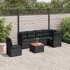Festnight Outdoor Rattan Lounge Set with Storage, Corner Sofa view 1
