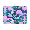 Mermaid Dish Drying Mat, Absorbent Microfiber, Reversible and Non-Slip, 18 x 24 in, Pastel Pink view 1