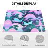 Mermaid Dish Drying Mat, Absorbent Microfiber, Reversible and Non-Slip, 18 x 24 in, Pastel Pink view 3