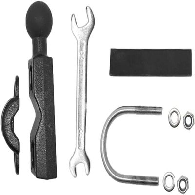 XXHNBF U-Bolt 0.43" to 1.06" Motorcycle Handlebar Mount, 1" Ball U-Bolt Base Kit