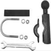 XXHNBF U-Bolt 0.43" to 1.06" Motorcycle Handlebar Mount, 1" Ball U-Bolt Base Kit view 2
