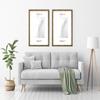 Duisburger-Rahmen24 Solid Wood Picture Frame 55 x 70 cm, Green/Gold view 3