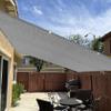 Rectangular Shade Sail 1.3 x 3.5 m, HDPE, Gray view 2