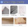 Rectangular Shade Sail 1.3 x 3.5 m, HDPE, Gray view 4
