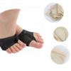 VEGCOO 4 Pairs Non-Slip Dance Foot Pads, Black & Beige (S) view 4