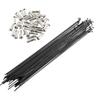 QAINKUN Bicycle Spokes, Black Steel, 36-Pack, 14G J-Bend, 253 mm view 1