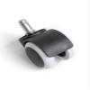 Furniture Casters, 5-Pack, 2-Inch PU Wheels, 11 mm White Circlip view 4