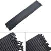QAINKUN Bicycle Spokes, 36 Pieces, 14G J-Bend Steel with Nipples, 253–294 mm, Black, 257 mm view 4