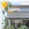 Balcony Privacy Screen Without Drilling, 55 x 1,000 cm, White view 2
