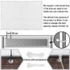 Balcony Privacy Screen Without Drilling, 55 x 1,000 cm, White view 4