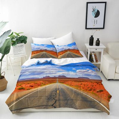 ANHOPE Wilderness Highway Bedding Set 200 x 200 cm, 3-Piece, Microfiber