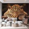 Leopard Pattern Animal Photo Wallpaper, Multicolor, 400 x 280 cm view 2