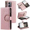 Glitter PU Leather Wallet Case for OPPO A17 4G/A17K, Pink view 1