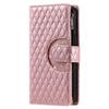 Glitter PU Leather Wallet Case for OPPO A17 4G/A17K, Pink view 2