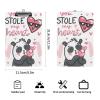 Cute Panda Hanging Clipboard, Hardboard Clip for Paper Documents view 2