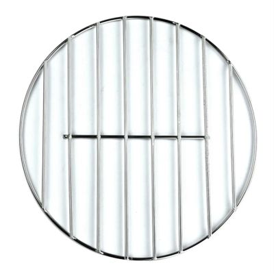 QSCTYG 1-Piece 34 cm Round Stainless Steel BBQ Grill Grate