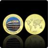 REIWAN New Seven Wonders of the World Gold-Plated Commemorative Coin view 1