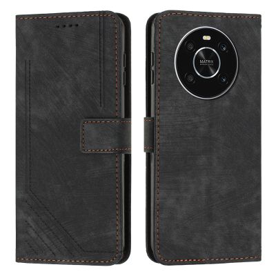 XFDSFDL Flip Wallet Case for Honor X9/X30 ANY-AN00, 6.81-Inch, Black