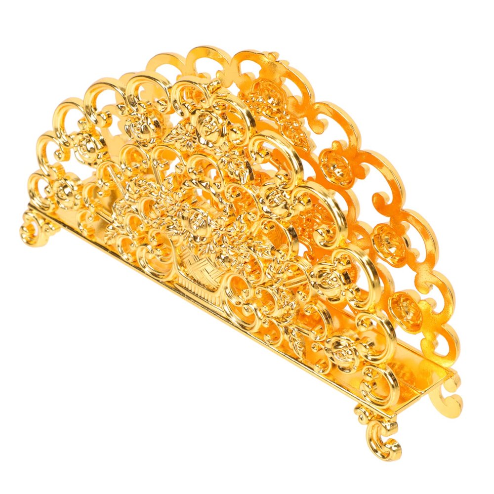 Arabic Zinc Alloy Tissue Holder for Dining Table