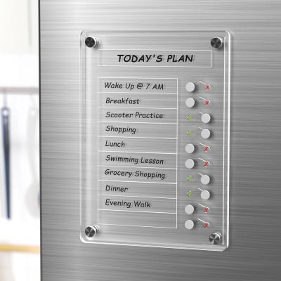 NiHome Magnetic Weekly Planner for Refrigerator, Erasable To-Do List
