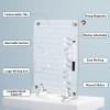 NiHome Magnetic Weekly Planner for Refrigerator, Erasable To-Do List view 3