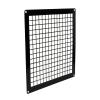Black Galvanized Vent Grille with Bird Protection, Square, 150 x 150 mm view 2
