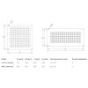 Black Galvanized Vent Grille with Bird Protection, Square, 150 x 150 mm view 3