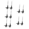 JECOMPRIS 10-Piece Adjustable Flagpole Mounts for Motorcycle Handlebars and Bicycles view 1
