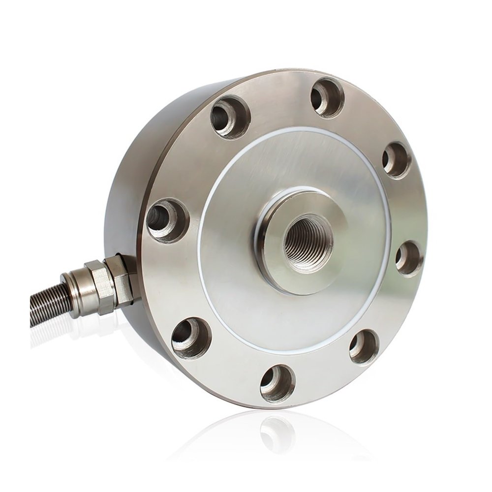 Spoke Load Cell, Donut-Type Compression Sensor, 1 T