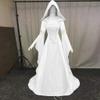 VDDTAGAM Halloween Costume for Teen Girls, White Gothic Dress, Steampunk Costume for Women (White, 4XL) view 2
