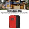 Wall-Mounted 4-Digit Waterproof Combination Key Lock Box, Holds 5 Keys view 4