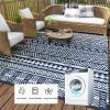 HGTRH Foldable Outdoor Rug for Camping, Balconies and Patios view 4