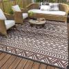 HGTRH Foldable Outdoor Rug for Camping, Balconies and Patios view 1