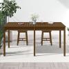 Juroupi Outdoor Garden Table, Solid Pine, Honey Brown, 159.5 x 82.5 x 76 cm view 3