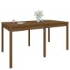 Juroupi Outdoor Garden Table, Solid Pine, Honey Brown, 159.5 x 82.5 x 76 cm view 4