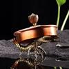 Small Charming Retro Brass Table Decor, Pure Copper Statue, 9.2 cm, Solid Brass Crayfish Figurine, Miniature Table Decor, Modern Aquarium Decoration Accessory view 4