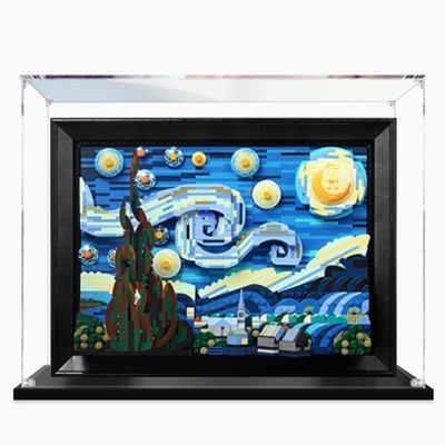 Acrylic Display Case for LEGO 21333 The Starry Night, 2 mm