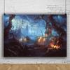 SDOTPMT 3.5 x 3 m Halloween Cemetery Night Photography Backdrop view 3