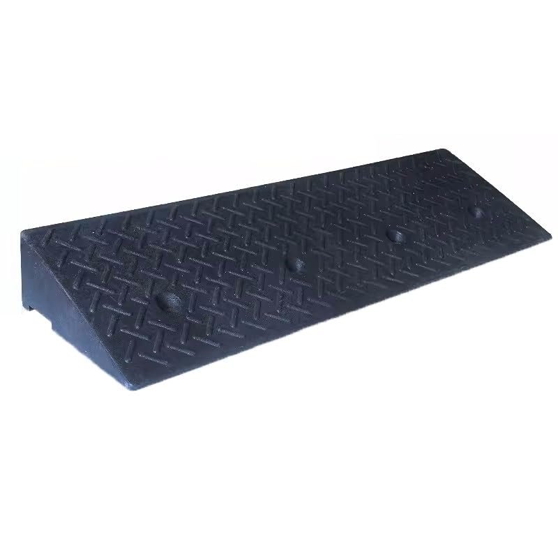 Rubber Curb Ramps for Driveways, Low Cars, Wheelchairs and Walkers (100 x 25 x 4 cm)