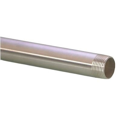 304 Stainless Steel Extension Pipe, DN15/DN20/DN25 Coupling, Male Thread, Same Diameter (300 mm, DN20)