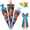 Eldrador Creatures 2 School Cone, Personalized, with Bow and 5 Mini Cones view 1