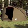 vidaXL 5-Person Fishing Tent Olive Green Waterproof view 2