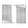 18 cm Hexagonal Tent Stakes, 20-Piece Metal Tent Peg Set for Hard Ground view 1