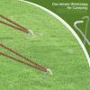 18 cm Hexagonal Tent Stakes, 20-Piece Metal Tent Peg Set for Hard Ground view 4