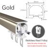 Thickened Aluminum Curtain Track, Quiet, Wall or Ceiling Mount, 120–460 cm view 2