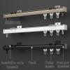 Thickened Aluminum Curtain Track, Quiet, Wall or Ceiling Mount, 120–460 cm view 3
