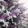 Glittery Christmas Tree Picks, 3 Styles, Berry Stems, Light Purple, 75-Piece view 3